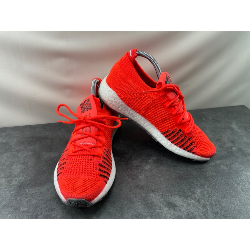 Adidas PulseBoost HD Sneakers Boys 6M Running Shoes Red Black Trainers EF0917